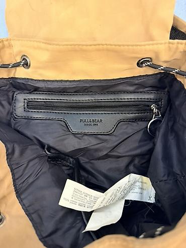 куртка pull: PULL&BEAR unisex bel çantası tipli şəhər ruksakı - Rəng: açıq — 4