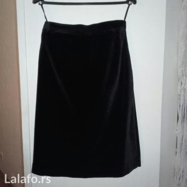 uska crna suknja: SUKNJA OD CRNOG PLISA, uska, potpuno novo, nenoseno, vel. 42
