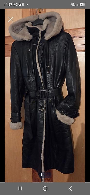 ucuz paltolar: 🧥 Qadın üçün natural dəri dublenka 🔊 qara miniparıltılı natural dəri 👌 — 4