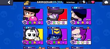 Digər bijuteriyalar: Brawl Stars hesabı - Kupa yolu: 38.924 - Toplam prestij: 21 - — 8