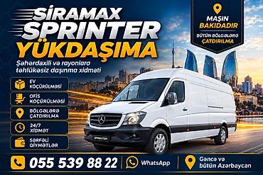 yuk: SIRAMAX Sprinter yükdaşıma xidməti - Şəhərdaxili və rayonlara — 2