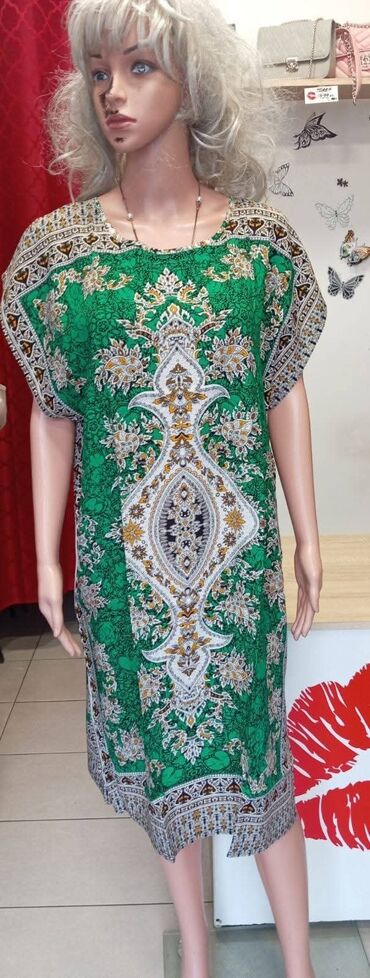 bele haljine svecane: 2XL (EU 44), color - Multicolored, Short sleeves