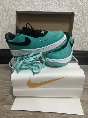 zhenskie krossovki nike air trainer: Nike Air force 1 42 размер Tiffany Синий Тиффани Новый Люка