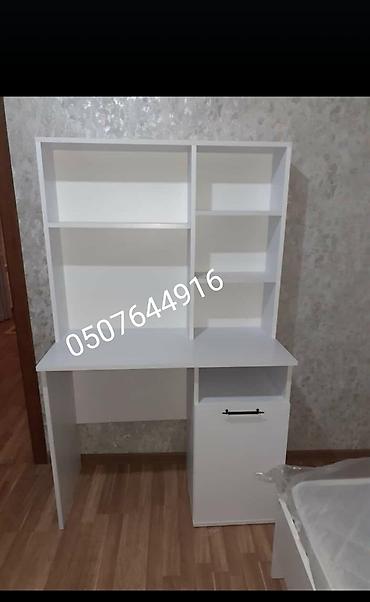 Uşaq masaları: Yazı masa ders masa çalışma masa. Bu şelfli iş masası — 6