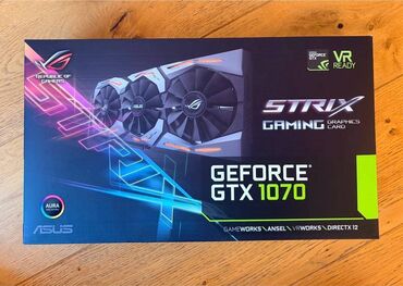 Videokartlar: Videokart Asus GeForce GTX 1070, 8 GB — 8
