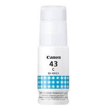 printer skaner: Canon GI-43C 4672C001 Cyan Mavi Mürəkkəb Konteyneri – 60 ml - — 2