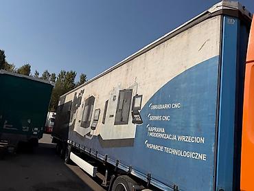 k doo: Полуприцеп штора (тентованный), марка KRONE, 105 Мега saf оси на — 3