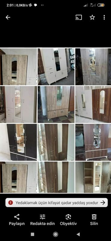 mebel shkaf: Гардеробный шкаф, Новый, 3 двери, Распашной, Прямой шкаф, Азербайджан
