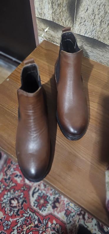 xonca novruz: Kişi botları – Chelsea üslubu - Material: təbii dəri üstlük, yanlarda — 5