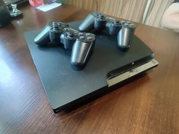 ноутбук нитро 5: Игровая консоль Sony PlayStation 3 (PS3) Slim с двумя беспроводными