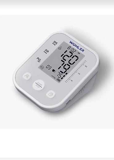 Tonometrlər: Yeni nəsil,WOHLER ARM-30E+ avtomatik qoldan təzyiq ölçən — 9