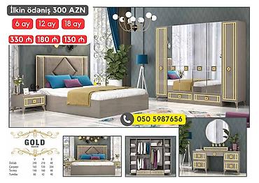avanqart: 2 təknəfərlik çarpayı, Dolab, Termo, 2 tumba, Azərbaycan, Yeni — 3