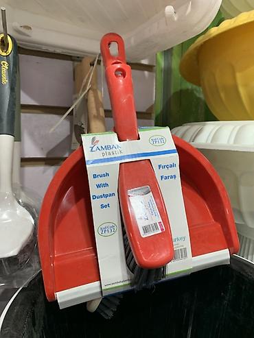 сав: Набор для уборки Zambak Plastik: совок с щёткой - Компактный комплект — 1