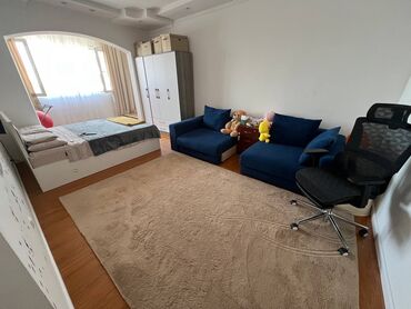 снять квартиру на долгий срок в бишкеке ок: 1 бөлмө, 45 кв. м, 106-серия жакшыртылган, 8 кабат, Косметикалык ремонт