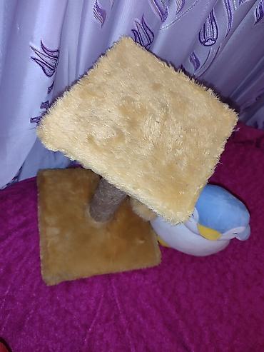 toy pudil: Pişik üçün tirma və oyun stanoku - Material: sisal iplə bərkidilmiş — 3