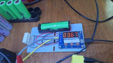 Akkumulyatorlar: Məhsul: 18650 tipli Li‑ion elementlər (fərdi ölçülmüş tutum — 5