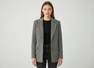 sukienki marynarka z paskiem: Women's blazer, size S
