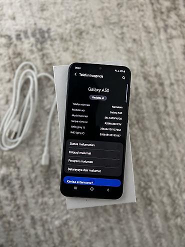 Samsung: Samsung Galaxy A50, 64 GB, rəng - Mavi, Barmaq izi, Face ID — 6