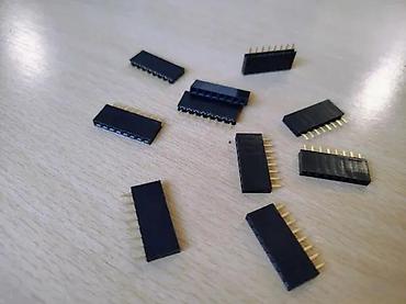 viler goblen: KONEKTOR ZA LEMLJENJE 1X8 PIN 2.54 ŽENSKI LEMNA LETVICA | Lemna — 2