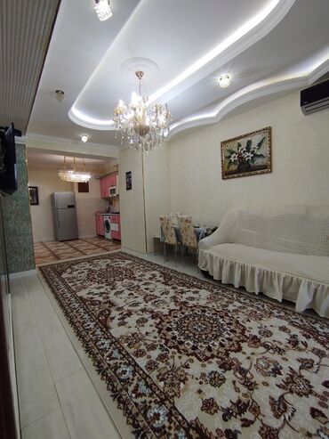 Uzunmüddətli kirayə mənzillər: İcarəyə verilir – tam təchiz olunmuş, zövqlü interyerli mənzil - — 2