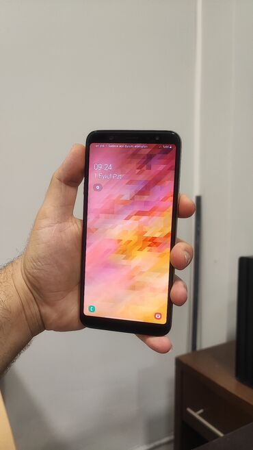 Samsung: Samsung Galaxy A6 Plus, 32 GB, rəng - Qızılı, Barmaq izi, İki sim kartlı
