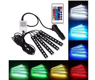 ajkula antena za auto: AUTO LED RGB UNUTRASNJE OSVETLJENJE AUTOMOBILA DEKORACIJA | Auto LED — 1