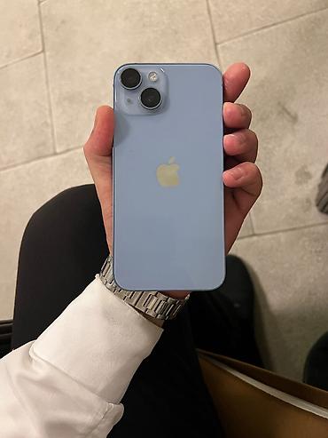 redmi note 14 pro ikinci el: IPhone 14, 128 GB, Mavi, Zəmanət, Simsiz şarj, Face ID — 2