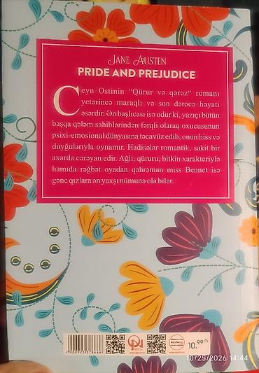 classi: Məhsul: Kitab – “Qürur və Qərəz” Müəllif: Ceyn Ostin (Jane Austen) — 2