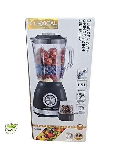 LEXICAL LBL-1526-2 Blender with Grinder 2 in 1 - Güc: 500W - Tutum