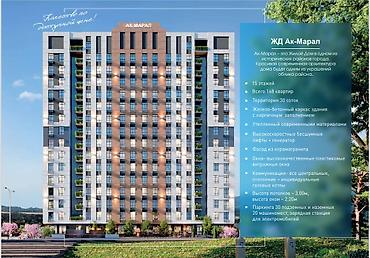 авангард билдинг: 1 комната, 47 м², Пишпек Элитка, 8 этаж, ПСО (под самоотделку) — 9