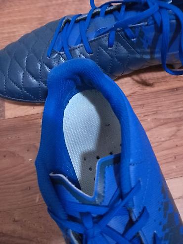 Kopačke: Fudbalske kopačke – plavo/tamno siva kombinacija - Tip: kopačke sa — 9