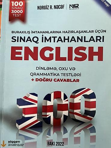 Testlər: Məhsul: “Sınaq İmtahanları – English” test toplusu Müəllif: Nərgiz — 1