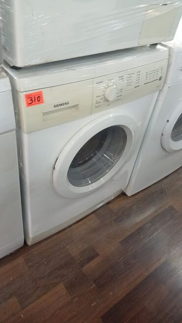 Soyuducular: Siemens brendinə məxsus öndən yükləmə paltaryuyan maşın. Bu model