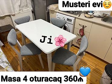 işlənmiş stol və stullar: Masa desti — 1