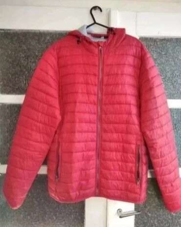 reserved teksas jakna: Transitional jacket, M (EU 50), Livergy, color - Red