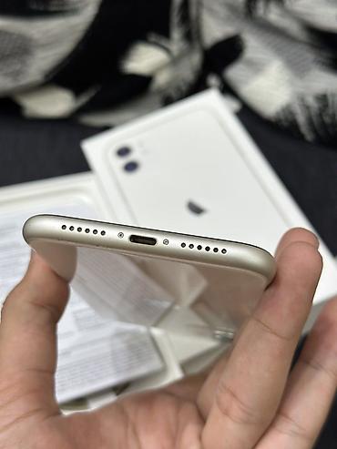 telefon alisi ve satisi: IPhone 11, 128 GB, Ağ, Zəmanət, Face ID, Sənədlərlə — 5