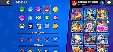 gumuş əşyalar: Brawl Stars hesabı – yüksək kuboklu və zəngin kontentli - Kupa yolu — 9