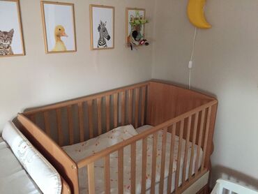 mali kreveti za decu: Unisex, Upotrebljenо, bоја - Bež