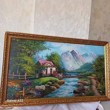 nar agacı: Yağlı boya tablo kolleksiyası – çərçivəli, iri ölçülü əsərlər 1) 3D — 10