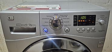 philips xenium x703: Paltaryuyan maşın LG, 6 kq, İşlənmiş, Avtomat, Qurutma var, Ödənişli çatdırılma — 3