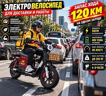 тлк 200: Электровелосипед для доставки и работы Ключевые характеристики: - — 1