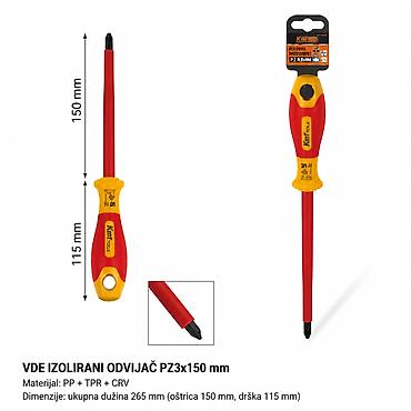 KMT Odvijač otporan na visoki pritisak 2309042 - Tip: VDE izolirani