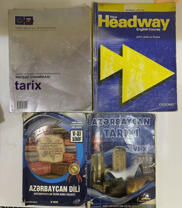 Kitablar, jurnallar, CD, DVD: Tarix inkişaf toplusu Headway Azərbaycan dili (5-11siniflər üçün)