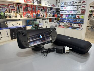 беспроводная гарнитура: Портативная игровая консоль Valve Steam Deck LCD 64gb Состояние бу