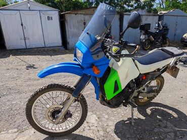 мотоциклы 125 кубов: Эндуро Kawasaki, 650 куб. см, Бензин, Чоңдор үчүн, Колдонулган