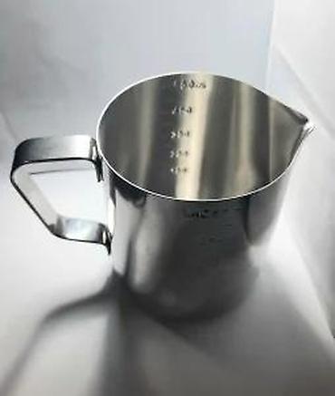 samovar cena: Posuda od nerđajućeg čelika sa menzurom i drškom 550ml NOVO0. Opis — 6