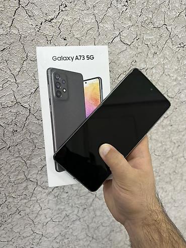 apple ipad 13: Samsung Galaxy A73 5G, 128 GB, rəng - Boz, Sənədlərlə — 5
