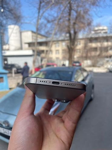 mini iphone: IPhone 15 Pro Max, Б/у, 512 ГБ, Natural Titanium, Защитное стекло, Кабель, Коробка, 89 % — 5