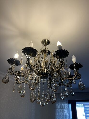 Tekstil: Çılçıraq, 8 lampa, Metal