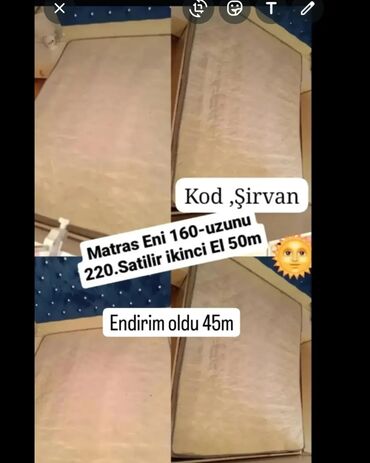 Boşqablar: Sadə matras, İki nəfərlik